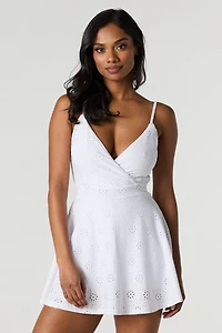 Combi-short à surplis avec oeillets
