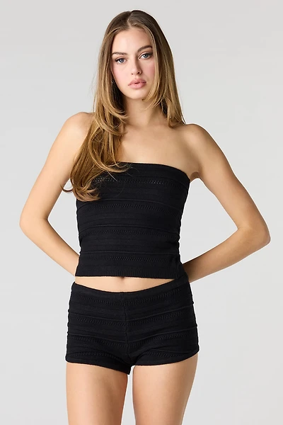 Crochet Tube Top & Short Set