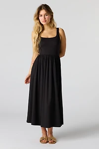 Tank Midi Dress with Pockets