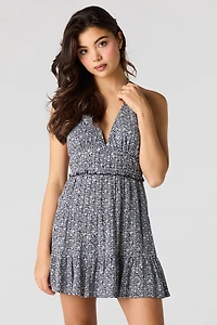 Halter Babydoll Mini Dress