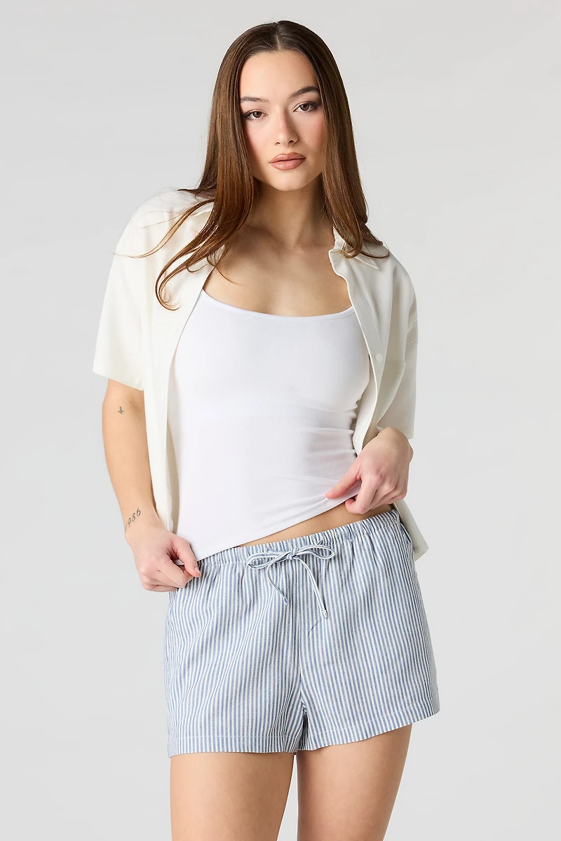 Linen-Blend Short
