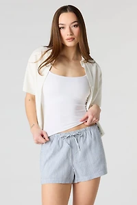 Linen-Blend Short