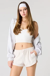 Short dauphin en molleton