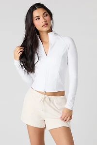 Shortie en molleton ratine de luxe