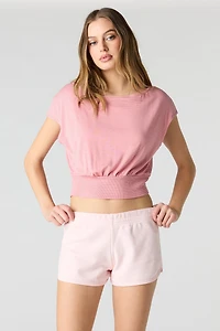 Luxe French Terry Dolphin Short