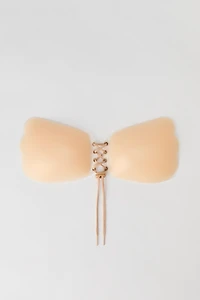 Lace-Up Adhesive Bra
