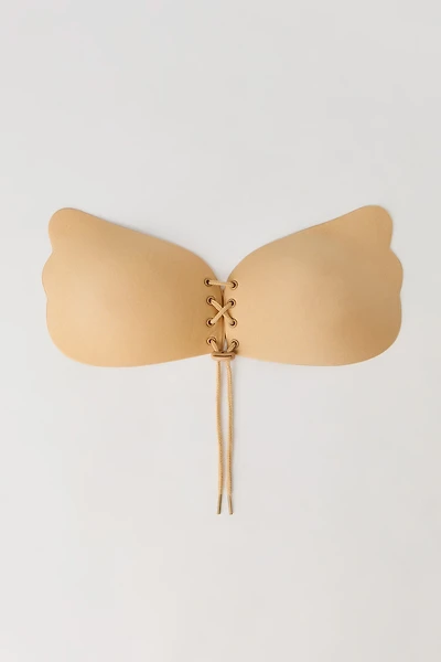 Lace Up Strapless Sticky Bra