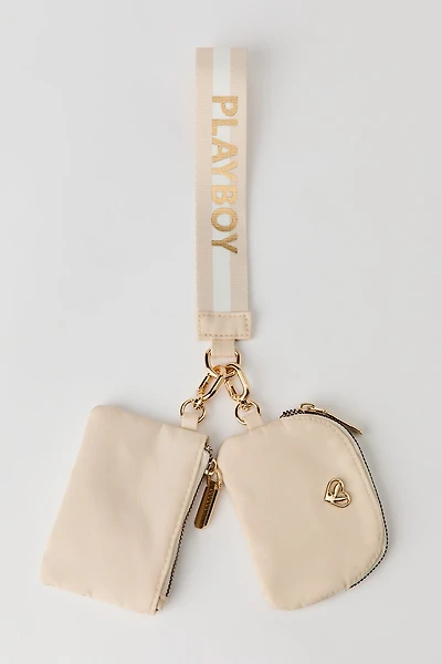 Portefeuille bracelet double à imprimé Playboy