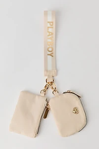 Portefeuille bracelet double à imprimé Playboy