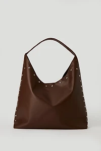 Sac à bandoulière ample en similicuir