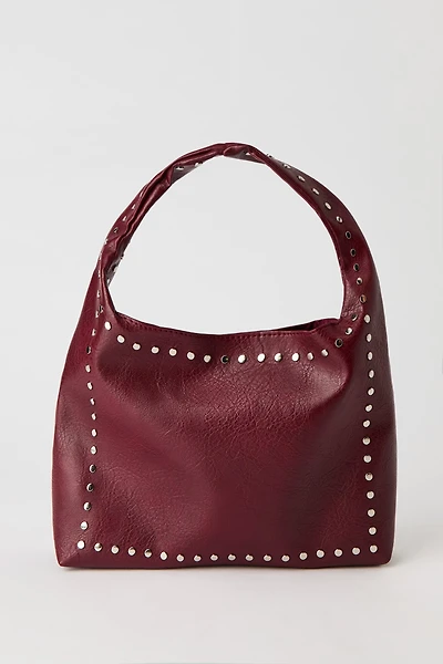 Flat Studded Mini Shoulder Bag