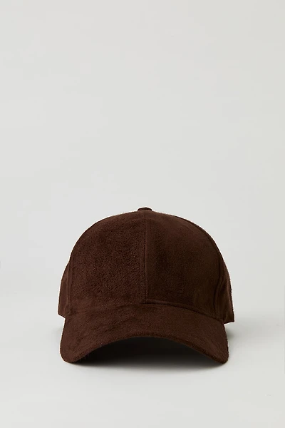 Faux Suede Baseball Hat