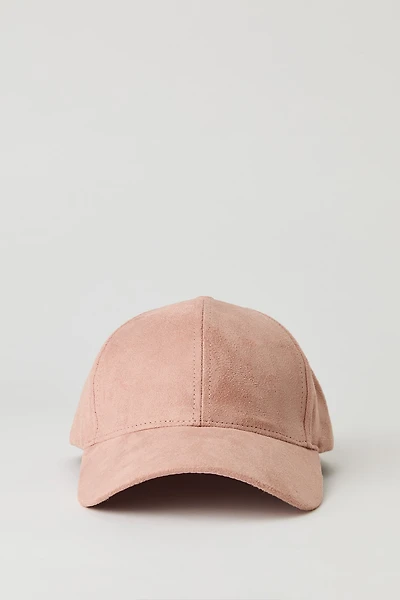 Faux Suede Baseball Hat