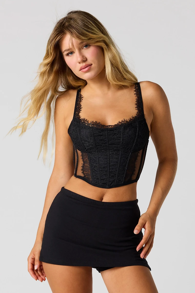 Lace Corset Top