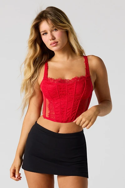 Lace Corset Top