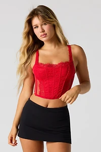Lace Corset Top
