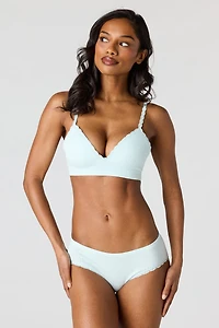 Ribbed Seamless Bra & Cheeky Panty Set