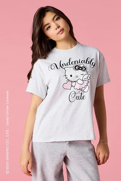 Hello Kitty® Angel Graphic Boyfriend T-Shirt