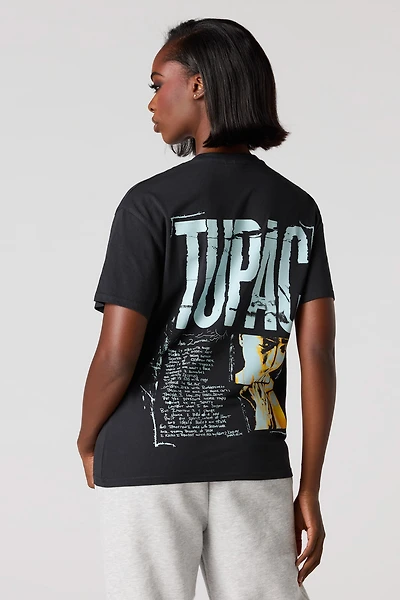 Tupac Graphic Boyfriend T-Shirt