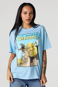 T-shirt de coupe garçonne à imprimé Shrek