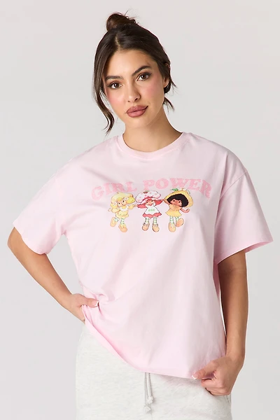 Luxe Heavy Cotton Strawberry Shortcake Graphic T-Shirt
