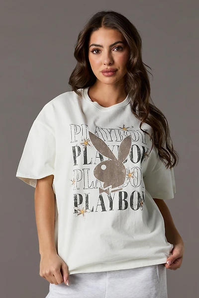T-shirt surdimensionné à imprimé Playboy
