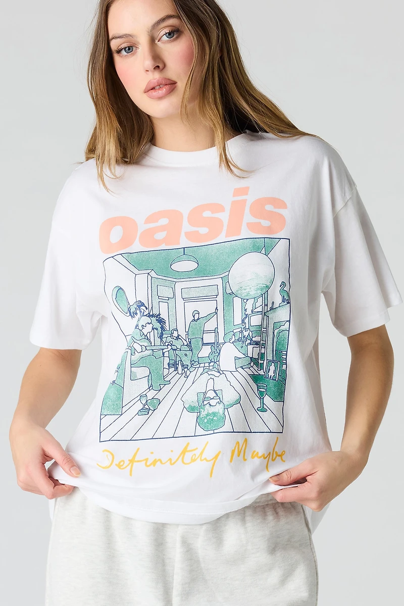Oasis Graphic Boyfriend T-Shirt