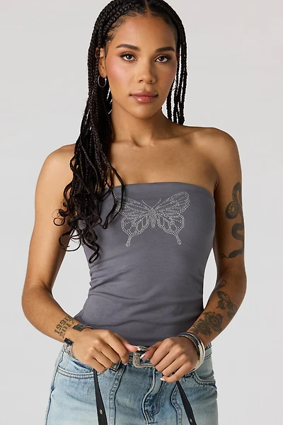 Rhinestone Tube Top
