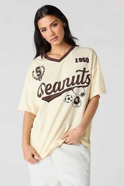 Peanuts Graphic Mesh Jersey