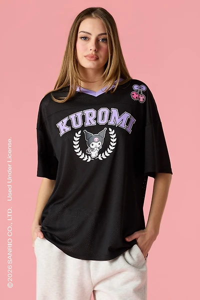 Kuromi™ Graphic Mesh Jersey