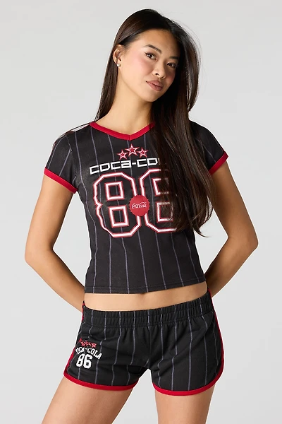 Coca-Cola Graphic Fleece Dolphin Short
