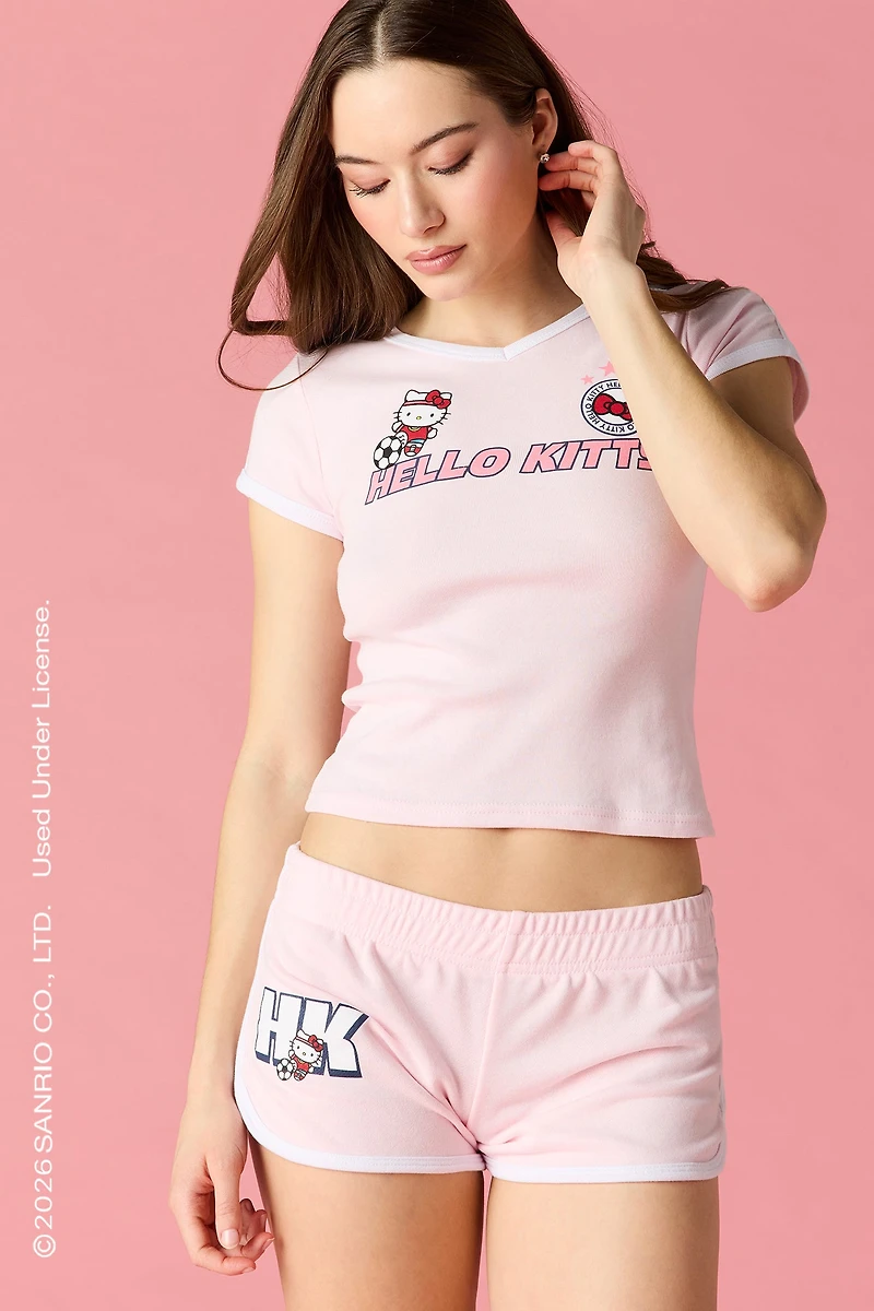 Hello Kitty® Soccer Graphic Dolphin Short