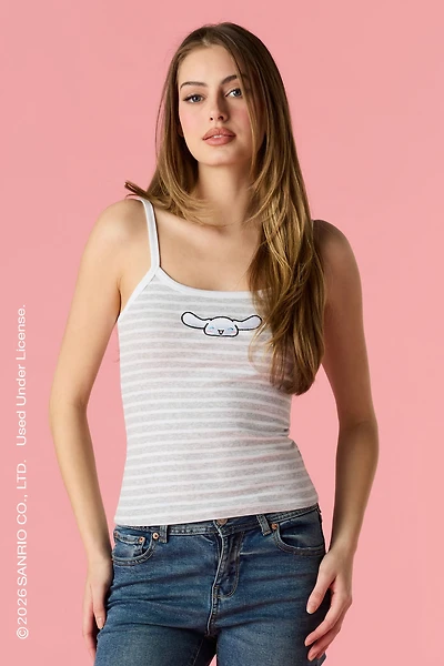 Cinnamoroll™ Embroidered Ribbed Tank