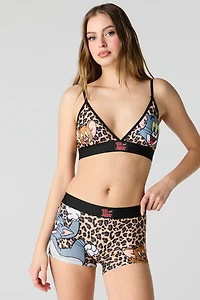 Tom and Jerry Triangle Bra & Boy Short Set
