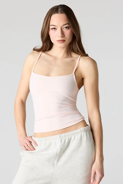Luxe Heavy Contour Scoop Neck Cami