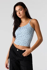 Seamless Ribbed Contrast Cami