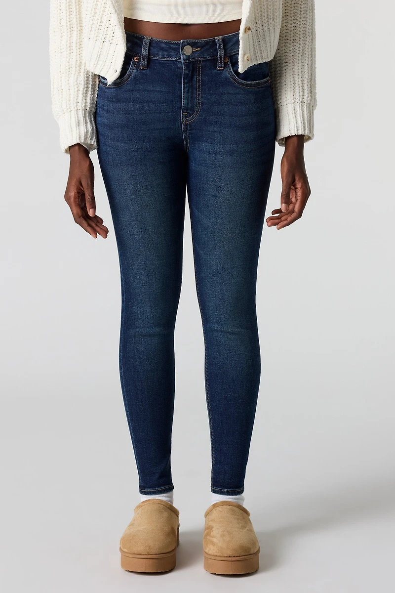 High Rise Skinny Dark Jean