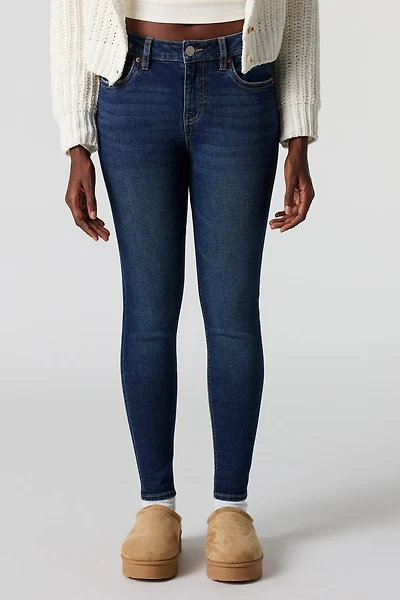 High Rise Skinny Dark Jean