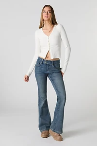 Low Rise Flare Vintage Dark Jean