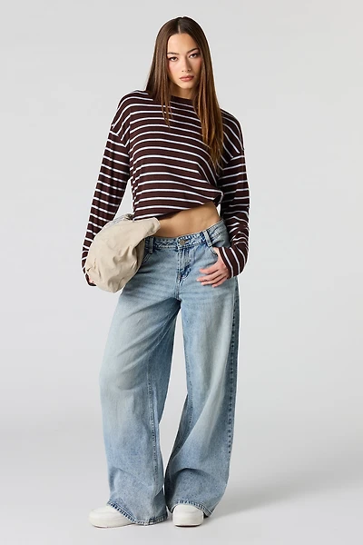 Low Rise Super Baggy Light Jean