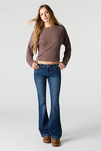 High Rise Flare Dark Jean