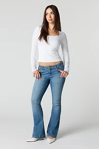 Low Rise Medium Flare Jean