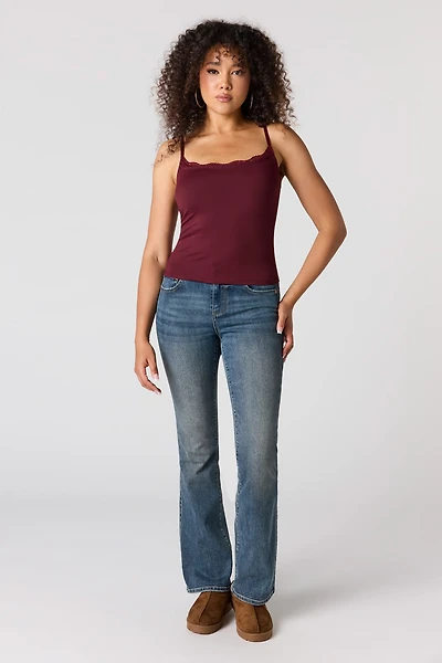 Low Rise Bootcut Vintage Dark Jean