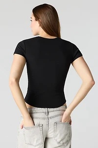 Curved Hem T-Shirt