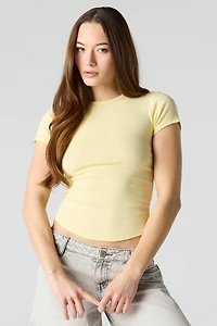 Curved Hem T-Shirt