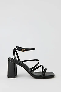 Strappy Ankle Strap Heeled Sandal