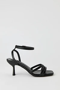 Strappy Ankle Strap Kitten Heel