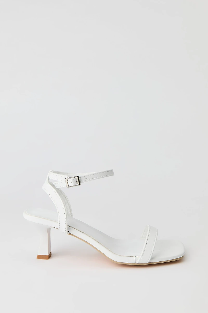 Escarpins à talons bobine avec brides