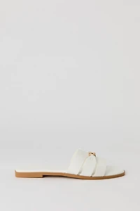 Sandales en similicuir avec double sangle H