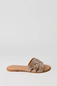 Rhinestone Band Sandal